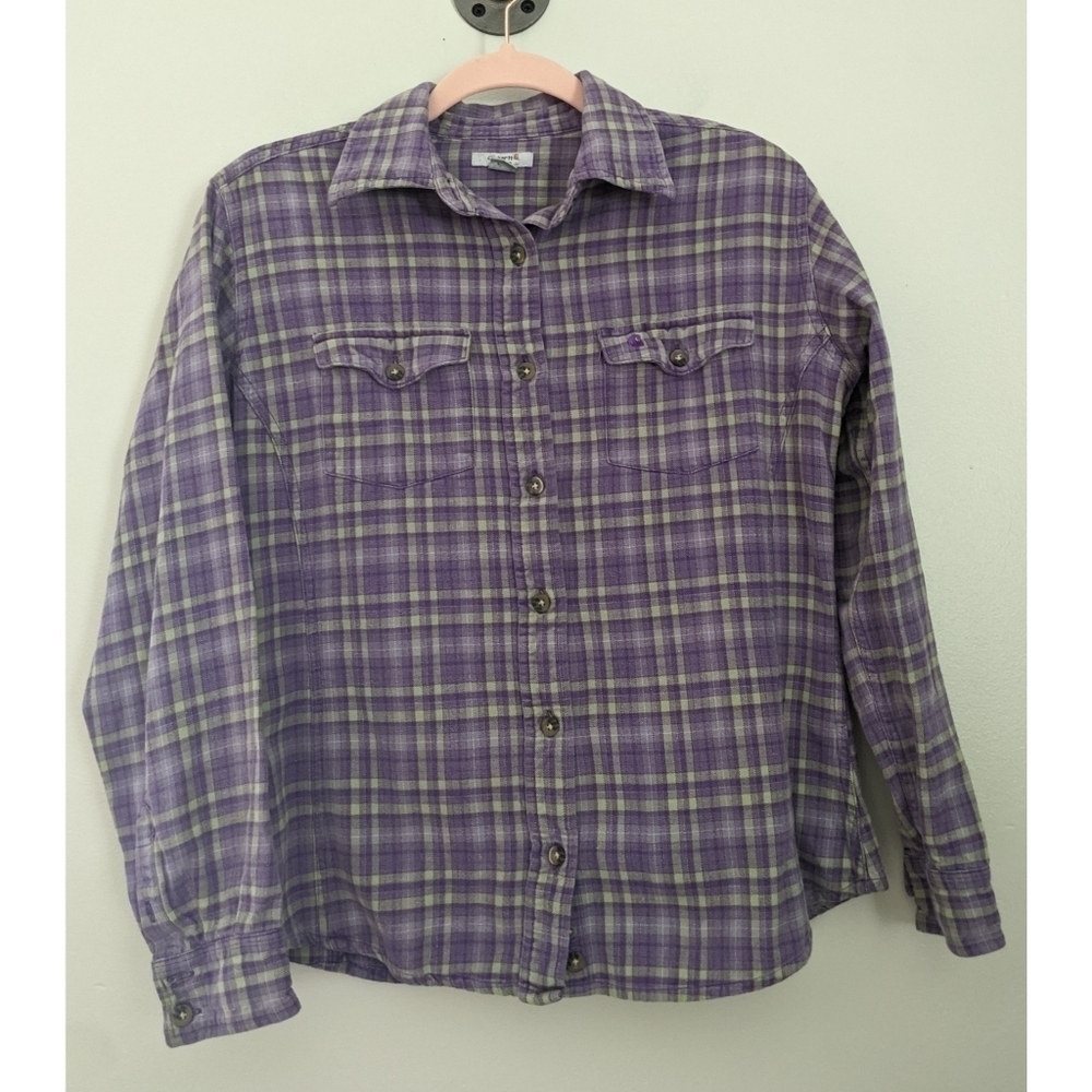Carhartt 100% Cotton Button Down Plaid Shirt